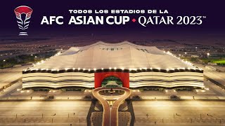 Copa asiática Qatar 2023 2024  Todos los estadios y sedes [upl. by Cleve881]