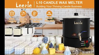 Leerie Wax Melter for Candle Making [upl. by Anoblav464]