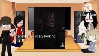 resident evil react to leons kennedy😘 [upl. by Nired11]