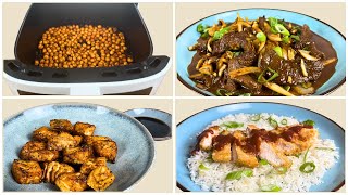 3 Quick And Easy Asian AIR FRYER Recipes PLUS Bonus Snack [upl. by Adnirem]