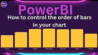 Power BI  Control the orders of bars in your bar charts [upl. by Derej]