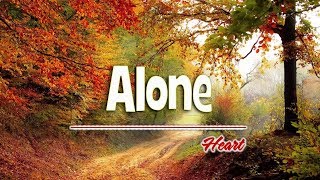 Alone  Heart KARAOKE VERSION [upl. by Ayn]