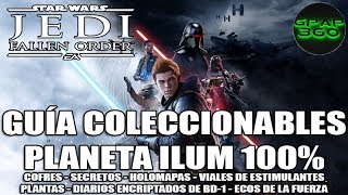 Star Wars Jedi Fallen Order  Guía coleccionables planeta Ilum 100 Cofres Secretos Ecos [upl. by Harras346]