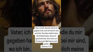 Sie sollen nämlich meine Herrlichkeit sehen 🙏⭐️💙 jesus bibelverse bibel liebe wahrheit beten [upl. by Zilla]