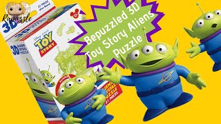 Bepuzzled 3D Crystal Puzzle Toy Story Aliens Time Lapse [upl. by Hurlow]