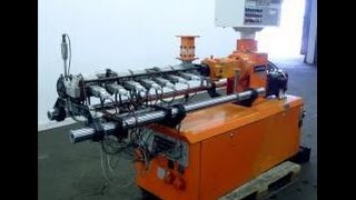 Used Leistritz Type LSM 34 GL TwinScrew Extruder [upl. by Nivaj796]