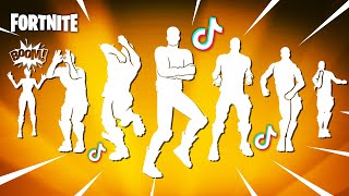 Top 100 TikTok Dances amp Emotes in FortniteGet Griddy Back on 74 Starlit [upl. by Graybill]