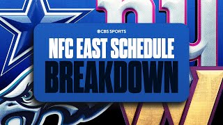 2024 NFL schedule breakdown for EVERY TEAM in the NFC East  CBS Sports [upl. by Hughmanick]