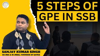 5 Steps of GPEGroup Planning Exercise in SSB I Sanjay Sir I SSB ssb gto ssbinterview ssb [upl. by Arekat]