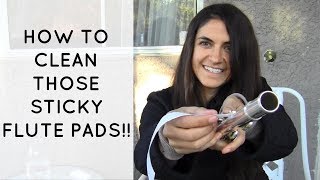 How to Clean Sticky Flute Pads Using Pad Juice and Dryer Strips [upl. by Inesita]