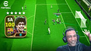 MARADONA 100 GRATIS Fazendo HUMILHOU KITOU eu POSSO PROVAR no eFootball 2024 Mobile [upl. by Ahseken]