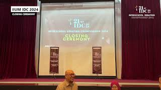 IIUM IDC 2024  Closing Ceremony [upl. by Mayne]