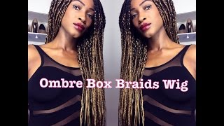 DIY Ombre Box Braids Wig [upl. by Fosdick36]