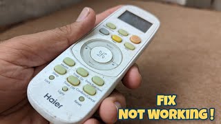 Haier AC Remote Control Non Working Fixed  How to resetunlock Haier air conditioner remote control [upl. by Daniels50]