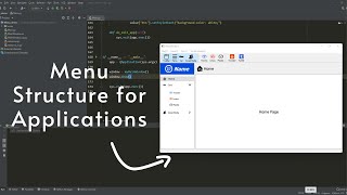 PyQt5 Programs  Menu Structure for applications [upl. by Repmek]