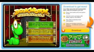 Gameplay  1908 Bookworm Adventures PopCap  2 [upl. by Iblok]