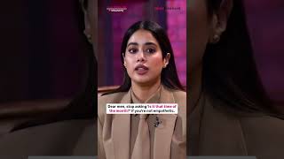 Janhvi Kapoor On Periods amp Men  Hauterrfly shorts janhvikapoor [upl. by Anawaj155]