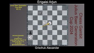 Grischuk Alexander vs Erigaisi Arjun Julius Baer Generation Cup 20241 31 [upl. by Markman]