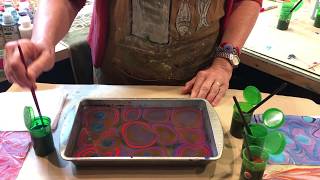 Introduction to Marbling on Fabric [upl. by Irbua]