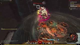 Guilds War 2  Power Berserker Solo T4 Molten boss [upl. by Doowron]