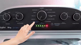 Whirlpool Xpert System Washer Diagnostic Mode Error Codes Calibration and Troubleshooting [upl. by Nidnarb20]