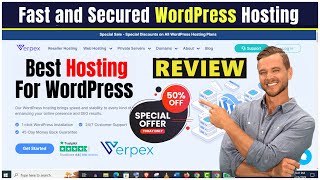 Verpex WordPress Hosting with Free Domain  Verpex Hosting Review 2024 [upl. by Wallinga]