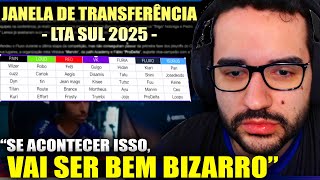 Takeshi comenta ATUALIZAÇÕES da JANELA de TRANSFERÊNCIA LTA SUL 2025 [upl. by Daukas268]