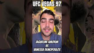 UFC Vegas 97  Jaqueline Amorim vs Vanessa Demopoulos [upl. by Sommer]