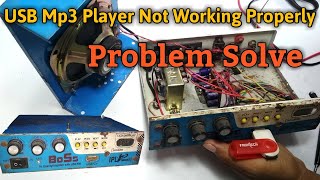 How to repair USB mp3 player  Mini Mp3 Player repairing  Electronic Step [upl. by Duarte199]