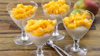 Tapioca Pudding Recipe  Vegan Mango Tapioca [upl. by Dnalyram]