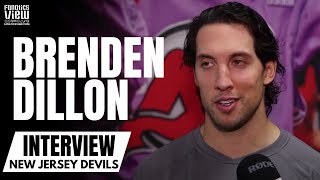 Brenden Dillon Discusses Devils Prague Games Leafs vs Devils Opener amp Jacob Markstrom Impact [upl. by Raymond52]