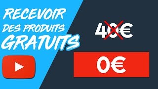 COMMENT RECEVOIR DES PRODUITS GRATUITEMENT [upl. by Namharludba762]