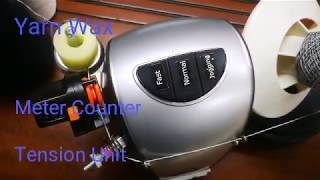 Electric Yarn Winder with Meter counter [upl. by Madel]