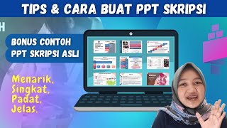 Tips membuat PPT sidang skripsi  Contoh PPT sidang skripsi yang baik dan benar  Cara membuat [upl. by Kaye]