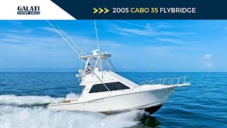 2005 Cabo 35 Flybridge Yacht For Sale quotBimini Twistquot [upl. by Sirak]