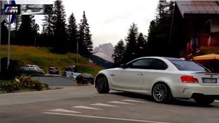 BMW Convoy Departure Lake Misurina Exhaust Acceleration Sound Check shorts [upl. by Gilletta194]