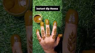 Instant dip hennainstantdiphenna instantmehndi hennatricknewtricktapetrickfingertapetrick [upl. by Arvy752]