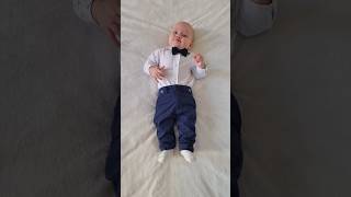 Baby boss Baby dressed in business style shirt and trousers 👖 [upl. by Gaye]