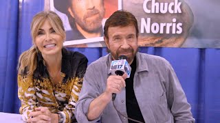 Chuck Norris and his wife Gena OKelley [upl. by Yregerg977]