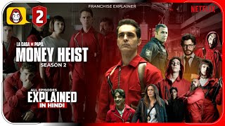 Money Heist Season 2 Episode 2 Explained in Hindi [upl. by Amar]