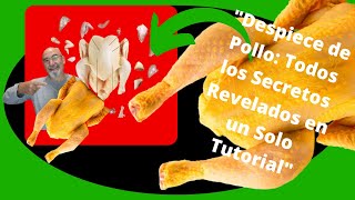 Despiece de pollo completo [upl. by Trev]