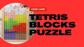 ASMR TETRIS BLOCKS PUZZLE [upl. by Trinetta813]