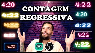 10 RELOGIOS DE CONTAGEM REGRESSIVA NO OBS amp STREAMLABS EFEITOS NEON [upl. by Mannos580]