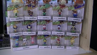 AMIIBO ANIMAL CROSSING COLLECTION UNBOXING [upl. by Illoh]