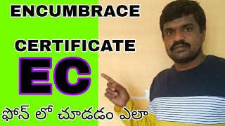 How to Download Encumbrance Certificate in TeluguEC Download EC  EC Working [upl. by Geminian]