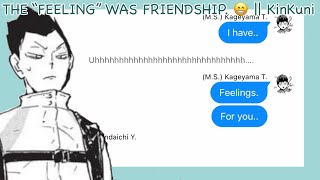 THE “FEELING” WAS FRIENDSHIP 😁👍  Middle School KinKage  Haikyuu Texts [upl. by Ax]