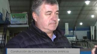 Construcción de Canchas de bochas sintéticas  ADCL [upl. by Pren]