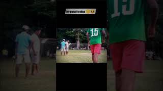 My penalty miss 😔🥺 reels footballlovers subscribe [upl. by Kacy]