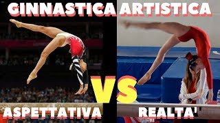 GINNASTICA ARTISTICA ASPETTATIVA VS REALTA  AURY GYMNASTICS [upl. by Yehs]