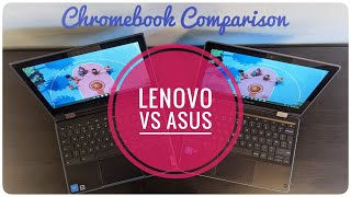 ASUS Flip C214 vs Lenovo 500e 2nd Gen  Best Rugged Chromebook with Stylus for Kids [upl. by Solis]